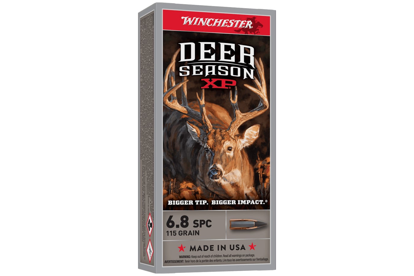 Winchester 6.8 SPC 115 Gr Extreme Point Deer Season XP 20/Box